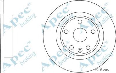 APEC BRAKING dsk2756 -  Тормозной диск